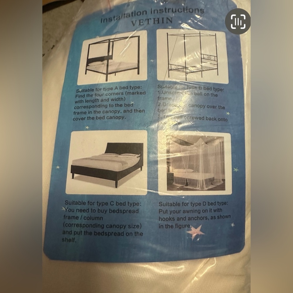 Vethin Hello Canopy white Brand new